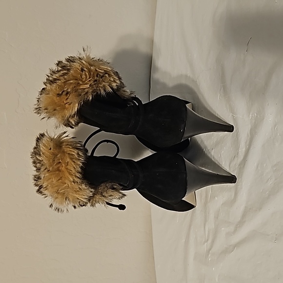 Nine West Black Suede Bootie - Picture 3 of 4